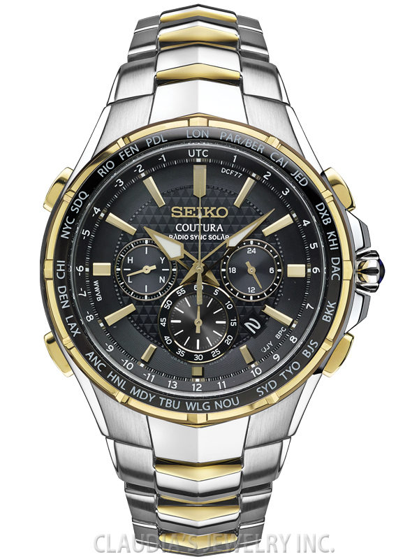 SEIKO COUTURA RADIO SYNC TWO TONE CHRONOGRAPH SSG010