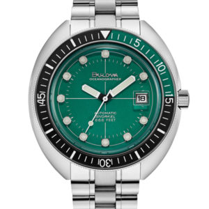 MEN’S BULOVA DEVIL DIVER OCEANOGRAPHER GREEN DIAL 96B322
