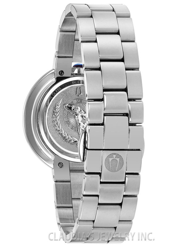 BULOVA WOMEN'S DIAMOND WATCH STAINLESS STEEL RUBAIYAT 96R220 - Image 5