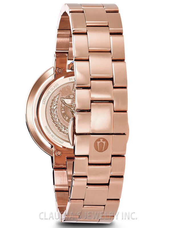 BULOVA WOMEN'S ROSE GOLD-TONE WATCH RUBAIYAT 97P130 - Image 3