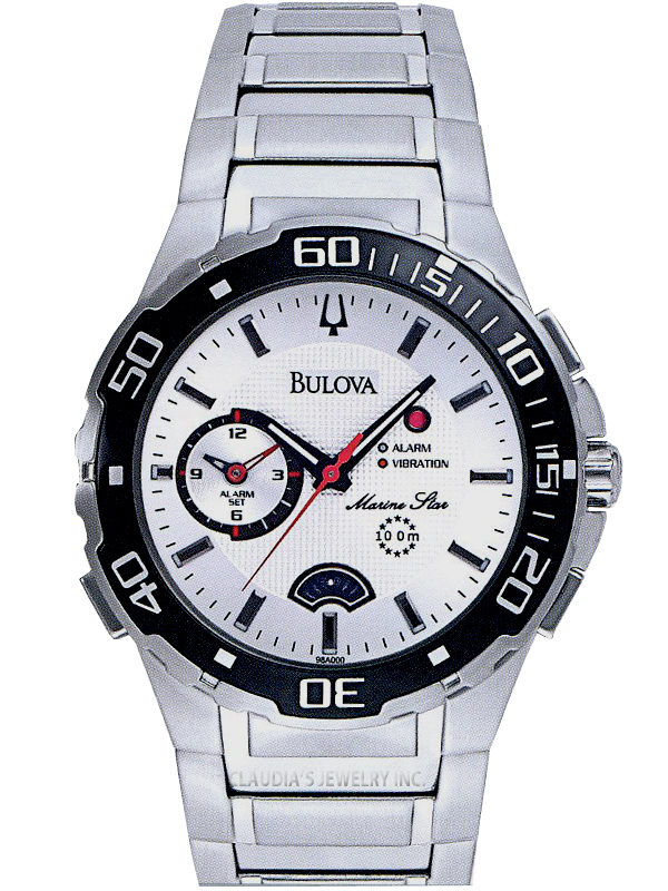 MEN'S BULOVA WATCH MARINE STAR COLLECTION 98A000 Claudias