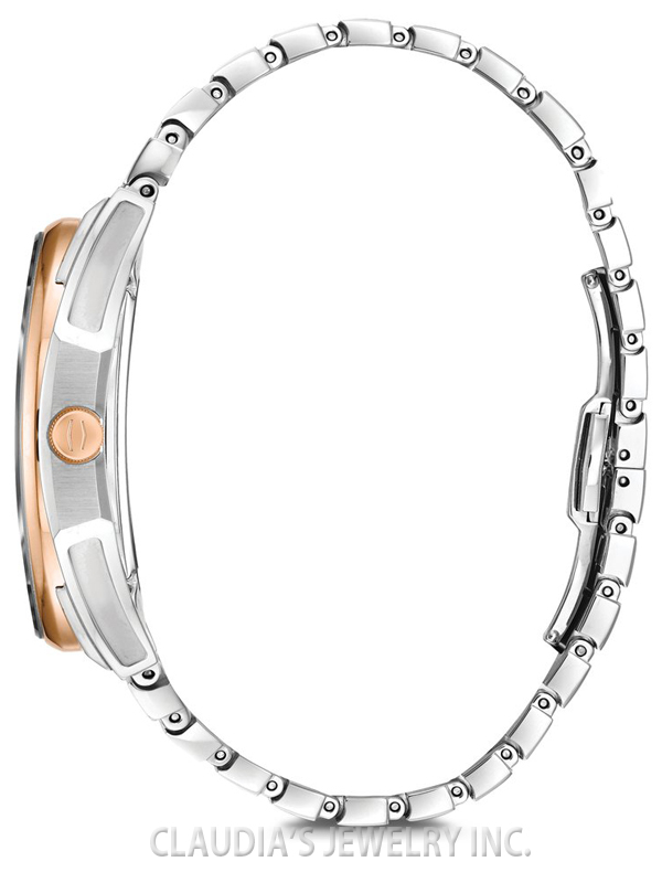 BULOVA WOMEN'S CURV STAINLESS STEEL-ROSE GOLD-TONE 98P182 - Image 3