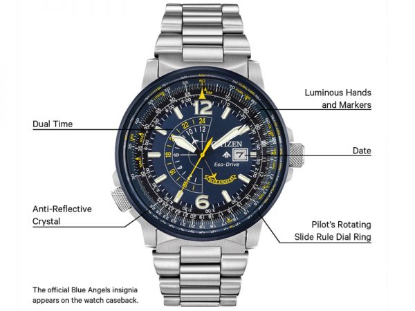 CITIZEN MEN'S PROMASTER NIGHTHAWK BLUE DIAL BJ7006-56L - Image 2