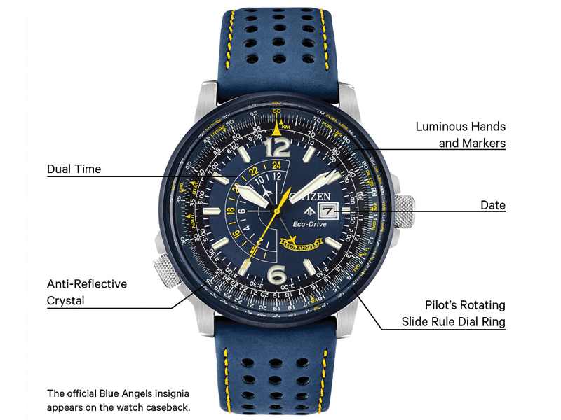 CITIZEN MEN'S PROMASTER NIGHTHAWK BLUE DIAL BJ7007-02L - Image 2