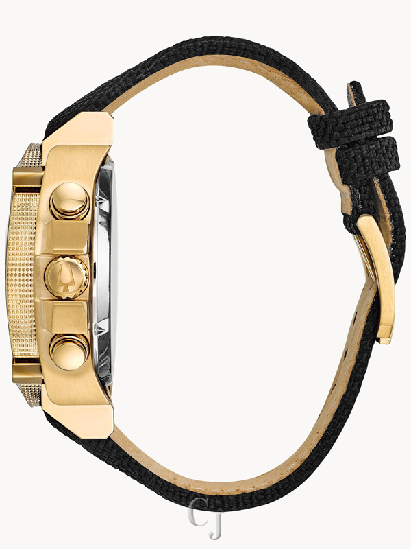 MEN’S BULOVA PRECISIONIST GOLD-TONE STAINLESS STEEL 97B178 - Image 3