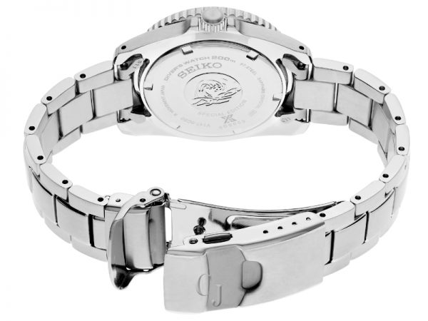SEIKO SOLAR DIVER PROSPEX BLACK DIAL SNE575 - Image 4
