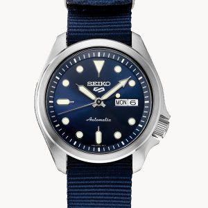 SEIKO 5 SPORTS BLUE DIAL MEN’S WATCH SRPE63