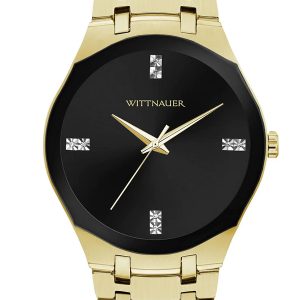 WITTNAUER MEN’S MONSERRAT BLACK DIAL WATCH WN3085