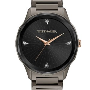 WITTNAUER MEN’S MARQUEE BLACK DIAL WATCH WN3095