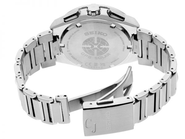 SEIKO ASTRON GPS SOLAR TITANIUM SILVER DIAL WATCH SSH107 - Image 4