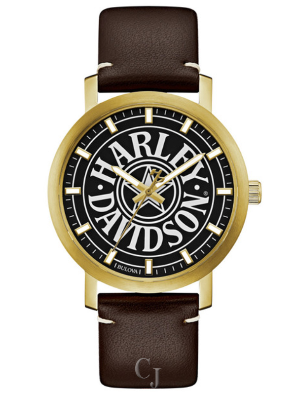 MEN’S BULOVA HARLEY-DAVIDSON ICONIC FAT BOY WATCH 77A100