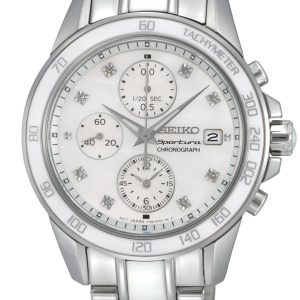 SEIKO SPORTURA WHITE DIAL LADIES WATCH SNDX95