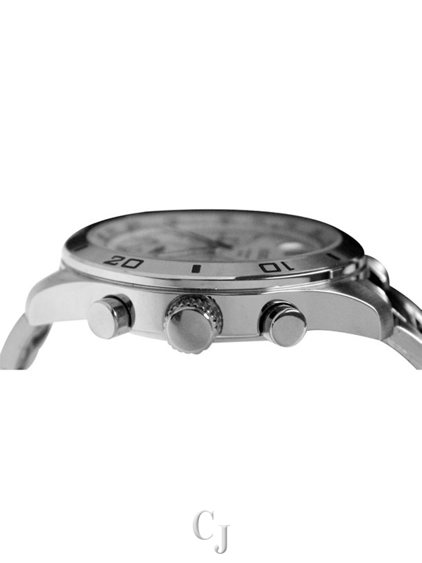 SEIKO STAINLESS STEEL CHRONOGRAPH SILVER DIAL WATCH SSB047 - Image 3