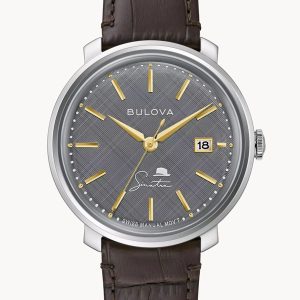 BULOVA FRANK SINATRA “THE BEST IS YET TO COME” GRAY DIAL WATCH 96B345