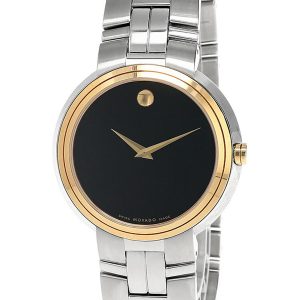MOVADO ARTIKO STAINLESS STEEL BLACK DIAL MEN’S WATCH 0605593