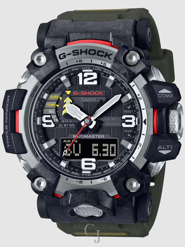 G-SHOCK MASTER OF G-LAND MUDMASTER BLACK DIAL MEN’S WATCH GWG2000-1A3