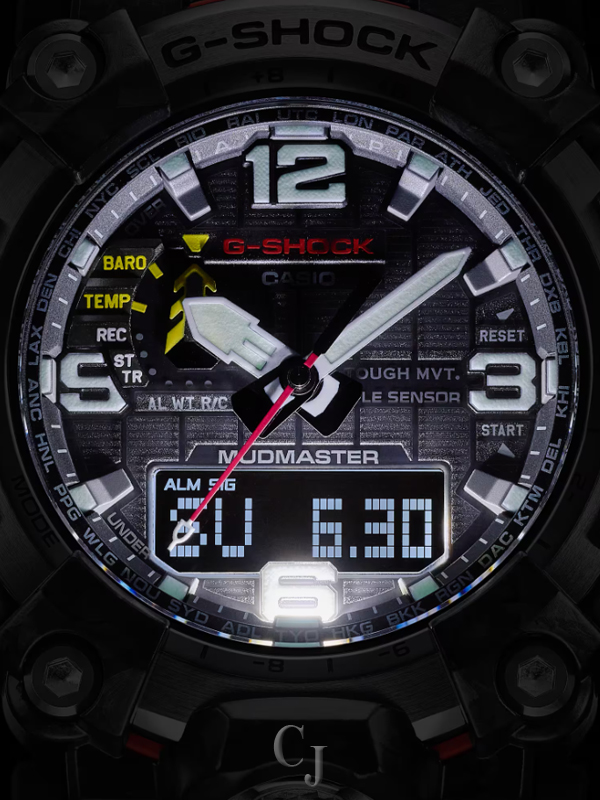 G-SHOCK MASTER OF G-LAND MUDMASTER BLACK DIAL MEN’S WATCH GWG2000-1A3 - Image 9