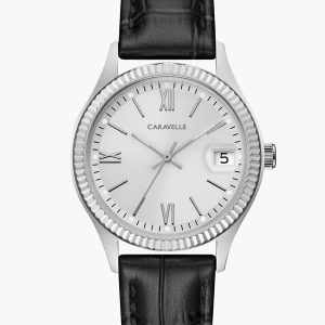 CARAVELLE BY BULOVA DRESS SILVER-TONE DIAL WOMEN'S WATCH 43M116