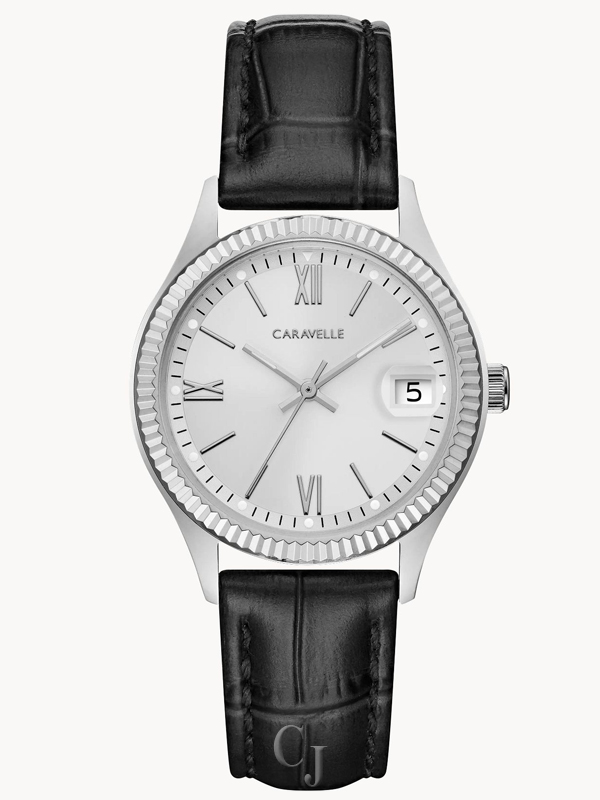 CARAVELLE BY BULOVA DRESS SILVER-TONE DIAL WOMEN'S WATCH 43M116