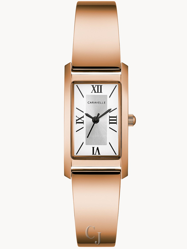 CARAVELLE BY BULOVA DRESS SILVER-TONE DIAL WOMEN'S WATCH 44L264