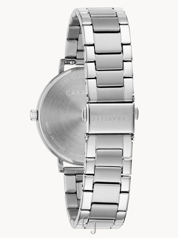 CARAVELLE BY BULOVA MIN MAX WHITE DIAL WOMEN’S WATCH 43A150 - Image 4