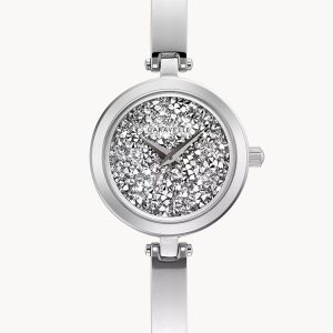 CARAVELLE BY BULOVA MODERN SILVER-TONE DIAL WOMEN’S WATCH 43L211