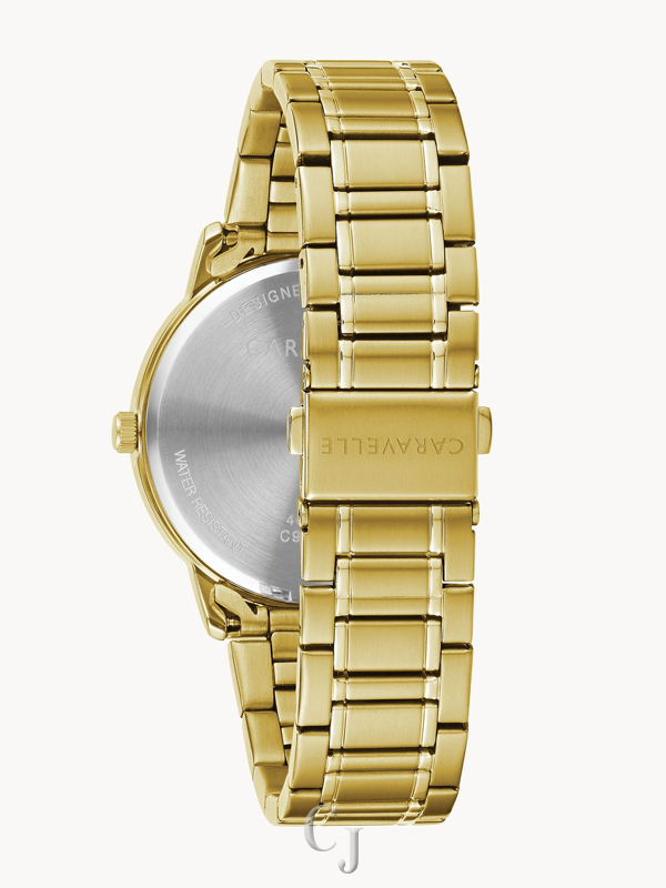 CARAVELLE BY BULOVA DRESS SILVER DIAL MEN’S WATCH 44A114 - Image 4