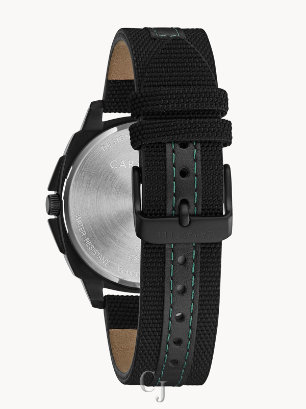 CARAVELLE BY BULOVA SPORT BLACK DIAL MEN’S WATCH 45B155 - Image 4