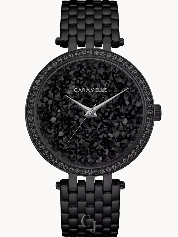 CARAVELLE BY BULOVA MODERN BLACK DIAL WOMEN’S WATCH 45L171