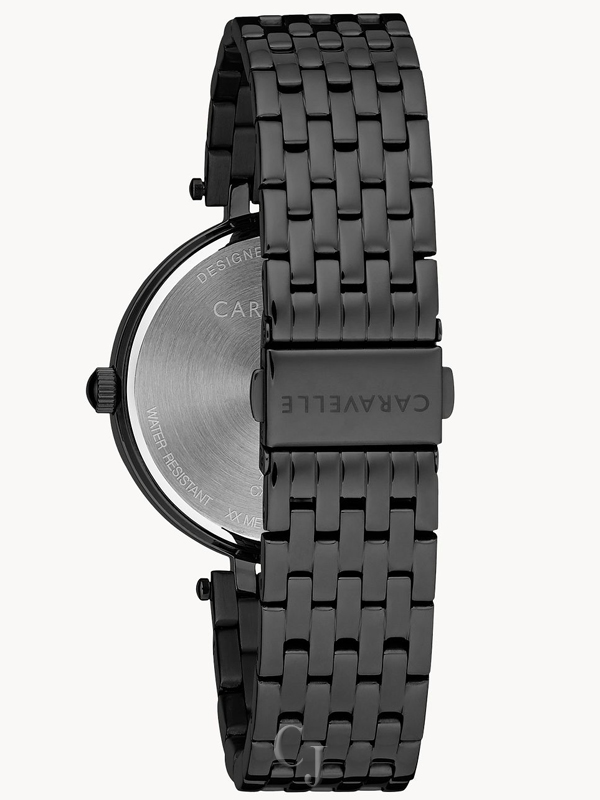 CARAVELLE BY BULOVA MODERN BLACK DIAL WOMEN’S WATCH 45L171 - Image 4
