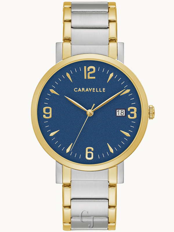 CARAVELLE BY BULOVA DRESS BLUE DIAL MEN’S WATCH 45A149