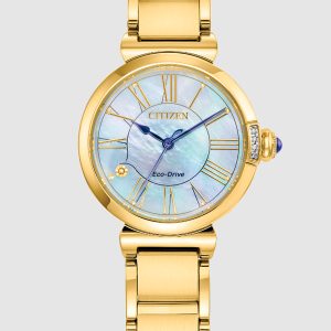 CITIZEN L MAE WHITE DIAL WOMEN'S WATCH EM1062-57D
