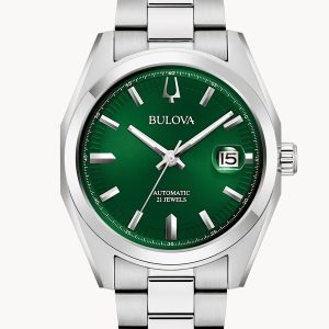 BULOVA SURVEYOR GREEN DIAL MEN’S AUTOMATIC WATCH 96B429