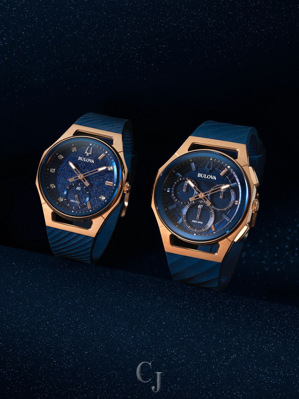 BULOVA MARC ANTHONY CURV BLUE DIAL WOMEN’S WATCH 97P174 - Image 5