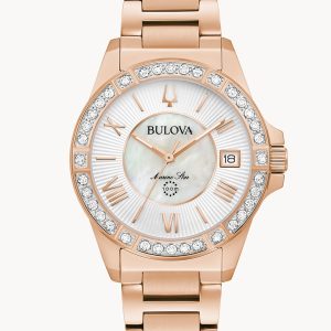 BULOVA MARINE STAR WHITE DIAL MEN’S WATCH 98R295