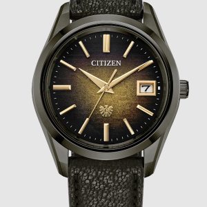 CITIZEN BROWN DIAL SUPER TITANIUM WATCH AQ4106-18X