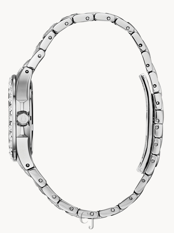 BULOVA PHANTOM CRYSTAL SILVER-TONE DIAL WOMEN’S WATCH 96L278 - Image 2