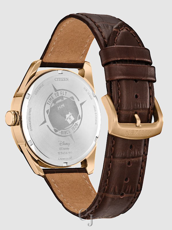 CITIZEN DISNEY HOMETOWN MICKEY MOUSE BEIGE DIAL MEN'S WATCH AW0088