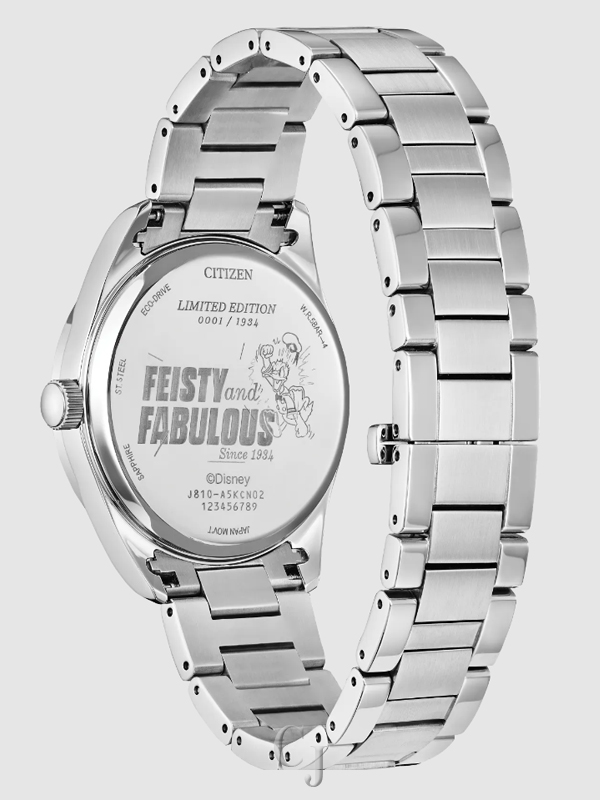 CITIZEN DISNEY LIMITED EDITION FEISTY DONALD DUCK 90TH ANNIVERSARY BLUE DIAL WATCH AW1691-66W - Image 3