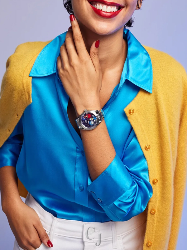 CITIZEN DISNEY LIMITED EDITION FEISTY DONALD DUCK 90TH ANNIVERSARY BLUE DIAL WATCH AW1691-66W - Image 7