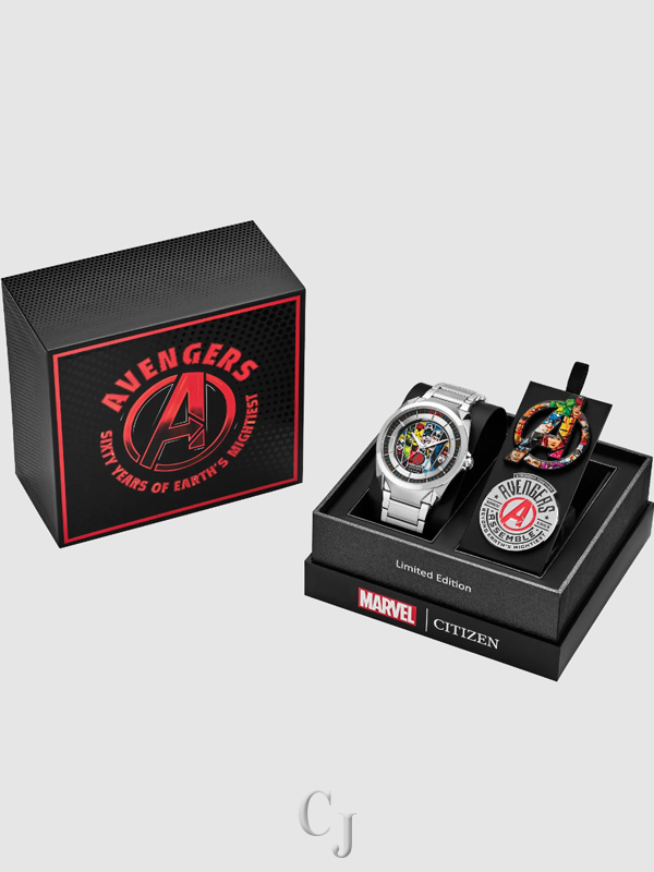 CITIZEN LIMITED EDITION AVENGERS MULTIPLE COLOR DIAL MEN’S WATCH AW2080-64W - Image 4