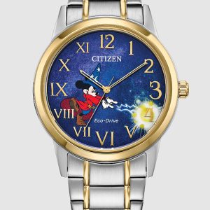 CITIZEN DISNEY SORCERER'S APPRENTICE MICKEY BLUE DIAL MEN’S WATCH FE7064-71W