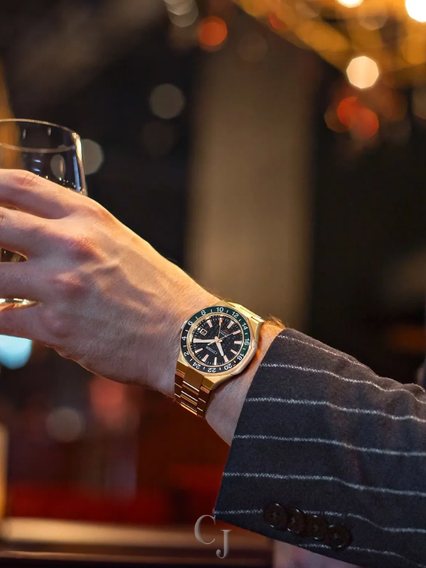 CITIZEN SERIES8 880 GMT BLACK DIAL MEN’S AUTOMATIC WATCH NB6033-51E - Image 6