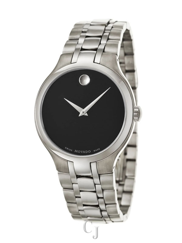 MOVADO BLACK DIAL MEN’S WATCH 0606367
