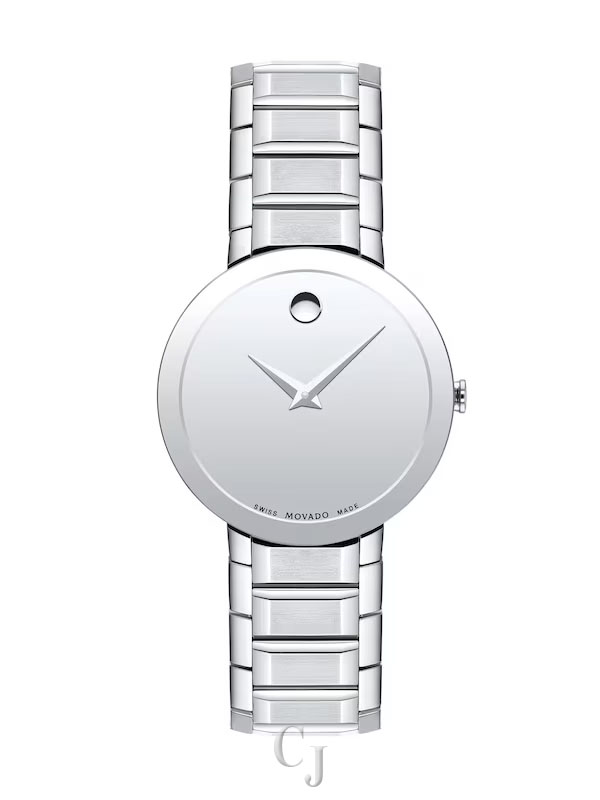 Movado Sapphire Silver-Tone Dial Women’s Watch 0607547