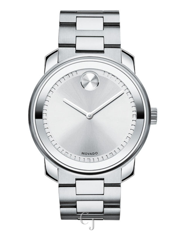 MOVADO BOLD SILVER-TONE DIAL MEN’S WATCH 3600257