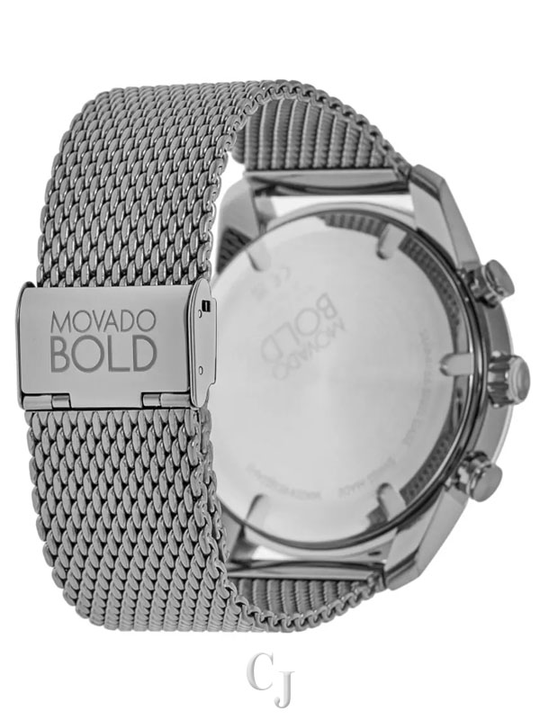 MOVADO PRESTIGE GRAY DIAL CHRONOGRAPH MEN’S WATCH 3600910 - Image 4