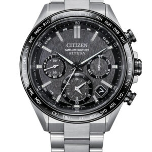 CITIZEN ATTESA GRAY DIAL SUPER TITANIUM MEN’S WATCH CC4058-67X