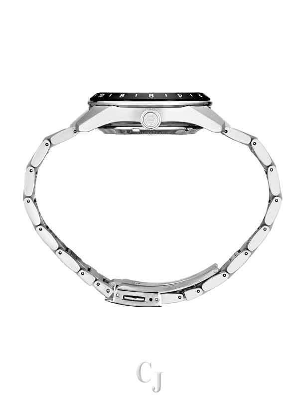 SEIKO PRESAGE SHARP-EDGED SERIES GMT BLACK DIAL MEN’S WATCH SPB221 - Image 2