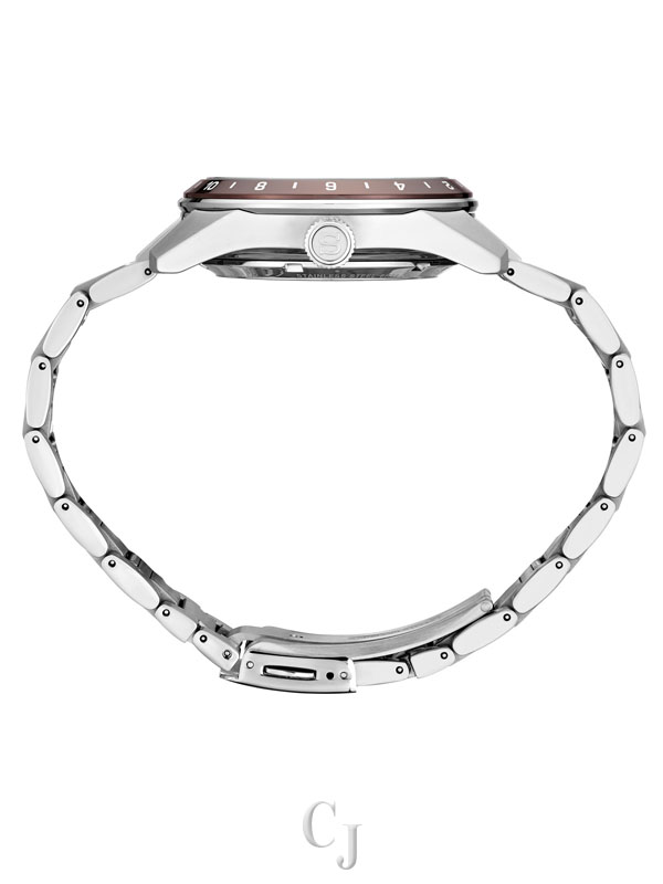 SEIKO PRESAGE SHARP-EDGED SERIES GMT BROWN DIAL MEN’S WATCH SPB225 - Image 2